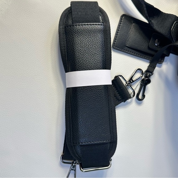 NWT Men’s Alfani Black Canvas  Briefcase - Picture 11 of 13